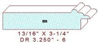 Cabinet Door Moulding 3-1/4" - 6 Cabinet Door Moulding 3-1/4" - 6