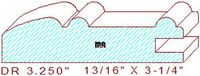 Cabinet Door Moulding 3-1/4" Cabinet Door Moulding 3-1/4"