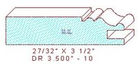 Cabinet Door Moulding 3-1/2" -10 Cabinet Door Moulding 3-1/2" -10