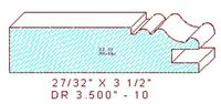 Cabinet Door Moulding 3-1/2" -10