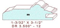 Cabinet Door Moulding 3-1/2" - 12 Cabinet Door Moulding 3-1/2" - 12