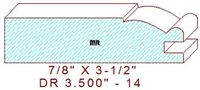 Cabinet Door Moulding 3-1/2" - 14 Cabinet Door Moulding 3-1/2" - 14