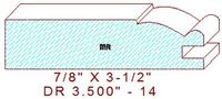 Cabinet Door Moulding 3-1/2" - 14