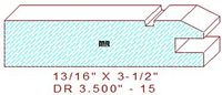Cabinet Door Moulding 3-1/2" - 15 Cabinet Door Moulding 3-1/2" - 15