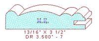 Cabinet Door Moulding 3-1/2" - 7