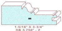 Cabinet Door Moulding 3-3/4" - 2