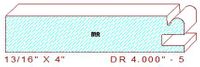 Cabinet Door Moulding 4" - 5 Cabinet Door Moulding 4" - 5
