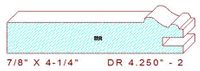 Cabinet Door Moulding 4-1/4" - 2