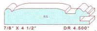 Cabinet Door Moulding 4-1/2" Cabinet Door Moulding 4-1/2"