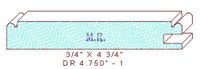 Cabinet Door Moulding 4-3/4" - 1 Cabinet Door Moulding 4-3/4" - 1