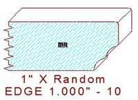 Edge Moulding 1" - 10 Edge Moulding 1" - 10