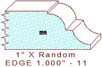 Edge Moulding 1" - 11 Edge Moulding 1" - 11