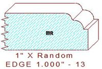 Edge Moulding 1" -13