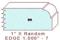 Edge Moulding 1" - 7