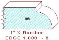 Edge Moulding 1" - 8