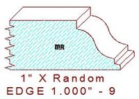 Edge Moulding 1" - 9 Edge Moulding 1" - 9