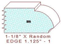 Edge Moulding 1-1/8" - 1 Edge Moulding 1-1/8" - 1