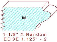 Edge Moulding 1-1/8" - 2 Edge Moulding 1-1/8" - 2