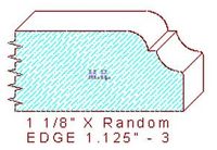 Edge Moulding 1-1/8" - 3