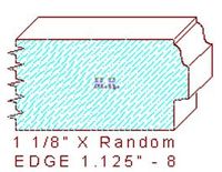 Edge Moulding 1-1/8" - 8 Edge Moulding 1-1/8" - 8