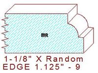Edge Moulding 1-1/8" - 9 Edge Moulding 1-1/8" - 9