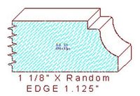 Edge Moulding 1-1/8" Edge Moulding 1-1/8"