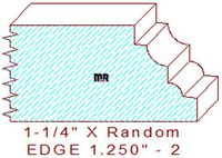 Edge Moulding 1-1/4" - 2 Edge Moulding 1-1/4" - 2