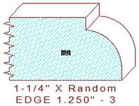 Edge Moulding 1-1/4" - 3 Edge Moulding 1-1/4" - 3