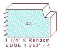 Edge Moulding 1-1/4" - 4 Edge Moulding 1-1/4" - 4