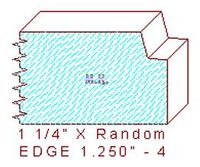 Edge Moulding 1-1/4" - 4