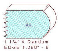 Edge Moulding 1-1/4" - 5 Edge Moulding 1-1/4" - 5