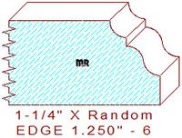 Edge Moulding 1-1/4" - 6 Edge Moulding 1-1/4" - 6