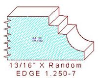 Edge Moulding 1-1/4" - 7 Edge Moulding 1-1/4" - 7