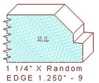 Edge Moulding 1-1/4" - 9