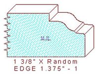 Edge Moulding 1-3/8" - 1 Edge Moulding 1-3/8" - 1