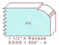 Edge Moulding 1-1/2" - 4