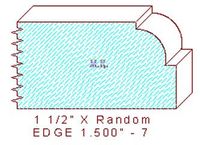 Edge Moulding 1-1/2" - 7