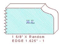 Edge Moulding 1-5/8" - 1 Edge Moulding 1-5/8" - 1
