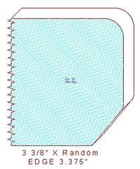 Edge Moulding 3-3/8" Edge Moulding 3-3/8"