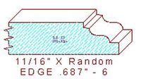 Edge 11/16" - 6 Edge 11/16" - 6