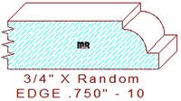 Edge 3/4" - 10 Edge 3/4" - 10