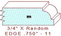 Edge Moulding 3/4" - 11 Edge Moulding 3/4" - 11