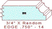 Edge Moulding 3/4" - 14 Edge Moulding 3/4" - 14