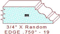 Edge Moulding 3/4" - 19