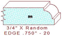 Edge Moulding 3/4" - 20