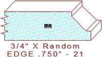 Edge Moulding 3/4" - 21 Edge Moulding 3/4" - 21