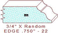 Edge Moulding 3/4" - 22 Edge Moulding 3/4" - 22