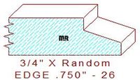 Edge Moulding 3/4" - 26 Edge Moulding 3/4" - 26