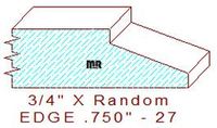 Edge Moulding 3/4" - 27 Edge Moulding 3/4" - 27