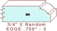 Edge 3/4" - 3 Edge 3/4" - 3